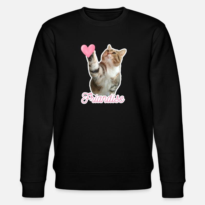 Missty Check Treat - Stanley/Stella Unisex Bio-Sweatshirt CHANGER  - Schwarz