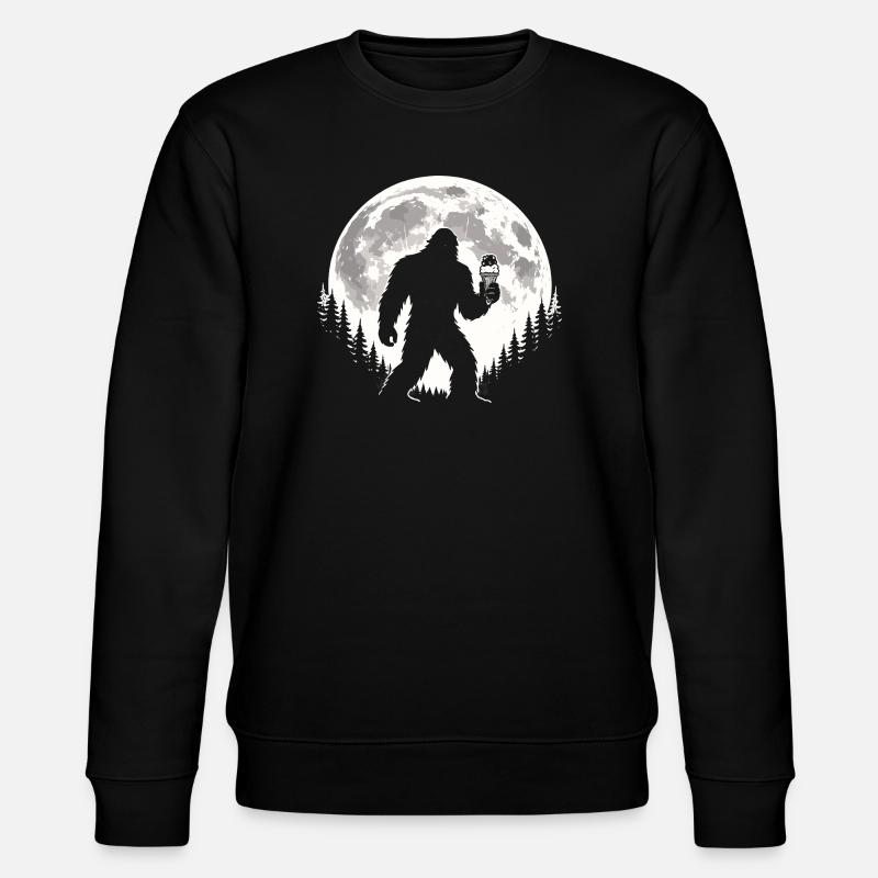 Bigfoot Eiscreme - Stanley/Stella CHANGER Unisex Organic Sweatshirt - black