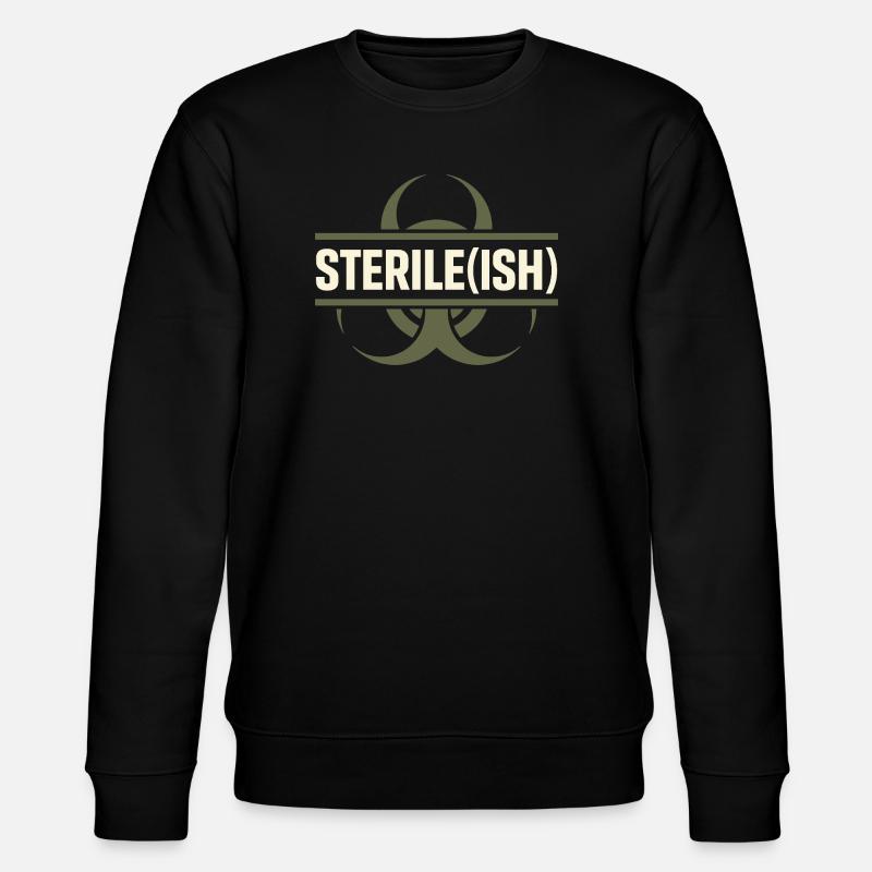 Mikrobiologie - Stanley/Stella Unisex Bio-Sweatshirt CHANGER  - Schwarz