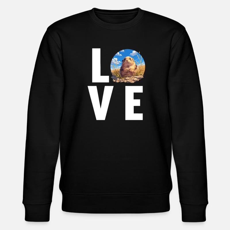 Lemminge Lemming - Stanley/Stella Unisex Bio-Sweatshirt CHANGER  - Schwarz