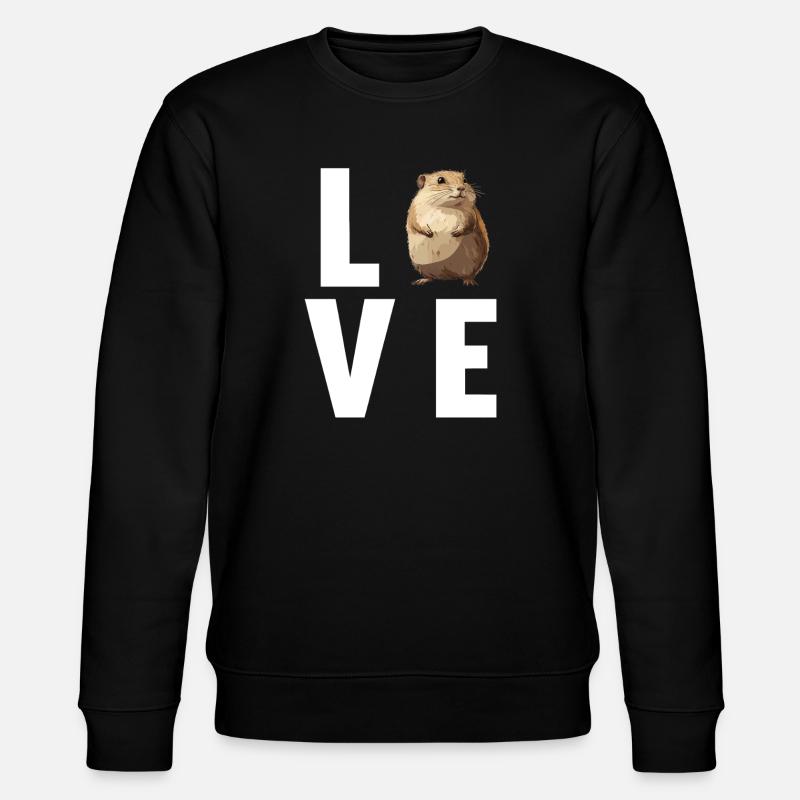 Lemminge Lemming - Stanley/Stella Unisex Bio-Sweatshirt CHANGER  - Schwarz