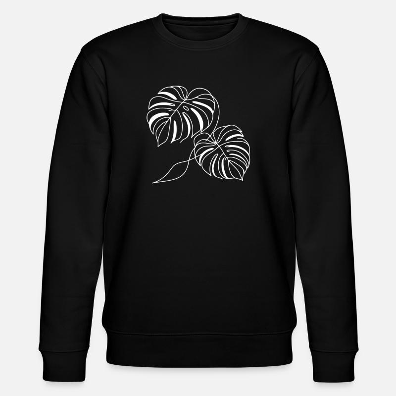 Monstera - Sweat bio CHANGER Stanley/Stella Unisexe - noir