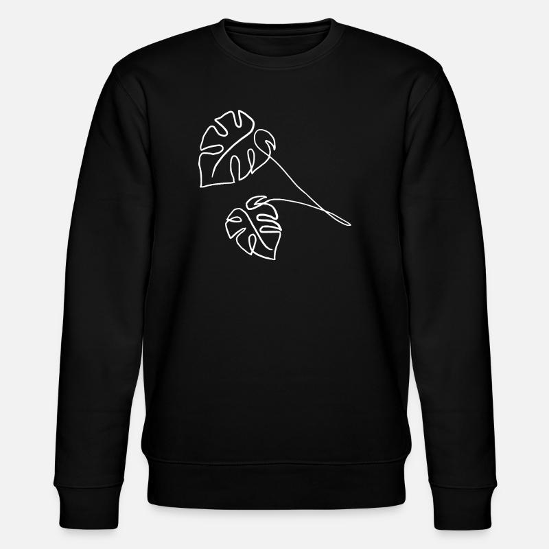 Monstera - Sweat bio CHANGER Stanley/Stella Unisexe - noir