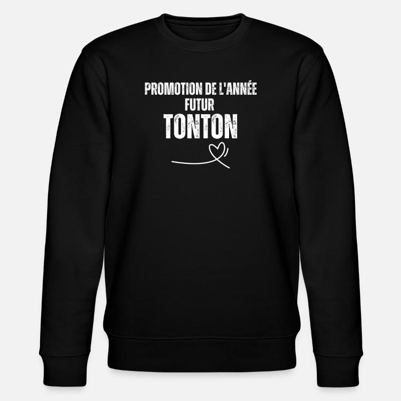 Uncle Future Year Promo - Stanley/Stella CHANGER Unisex Organic Sweatshirt - black