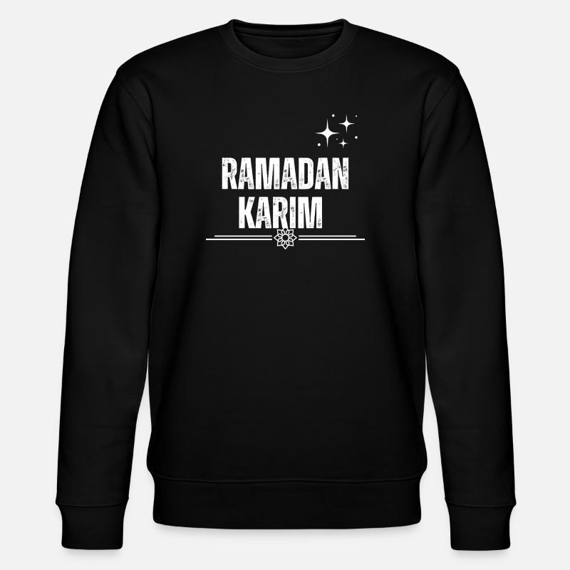 Ramadan Karim Bright Greetings - Stanley/Stella CHANGER Unisex Organic Sweatshirt - black