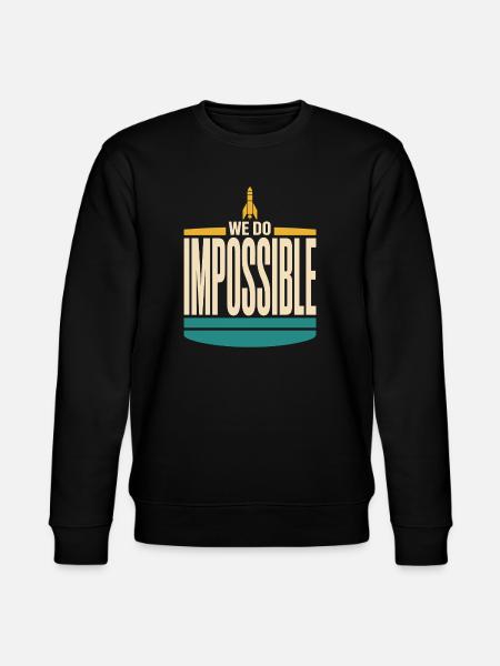 Rocket Science Rocket Scientist Aerospace - Stanley/Stella CHANGER Unisex Organic Sweatshirt - black
