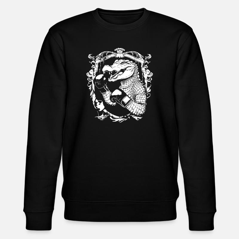 Alligator Boxen MMA - Stanley/Stella Unisex Bio-Sweatshirt CHANGER - Schwarz
