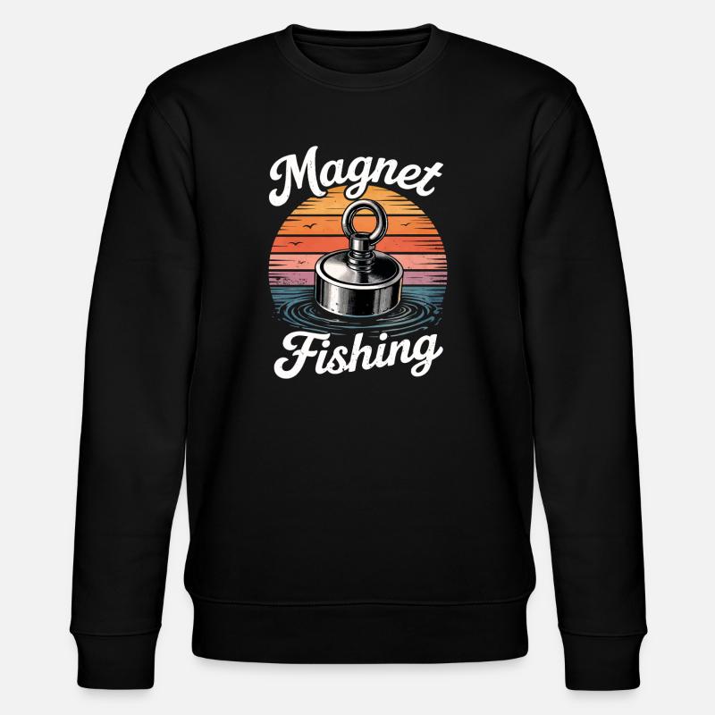 Pêche à l’aimant - Sweat bio CHANGER Stanley/Stella Unisexe - noir