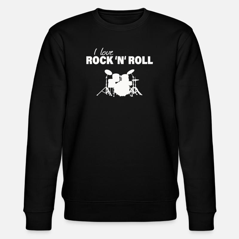 ROCK & ROLL - Stanley/Stella Unisex Bio-Sweatshirt CHANGER  - Schwarz