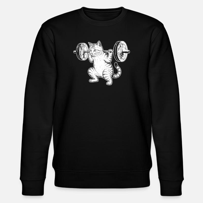 Katzentraining Kraftlift - Stanley/Stella Unisex Bio-Sweatshirt CHANGER - Schwarz