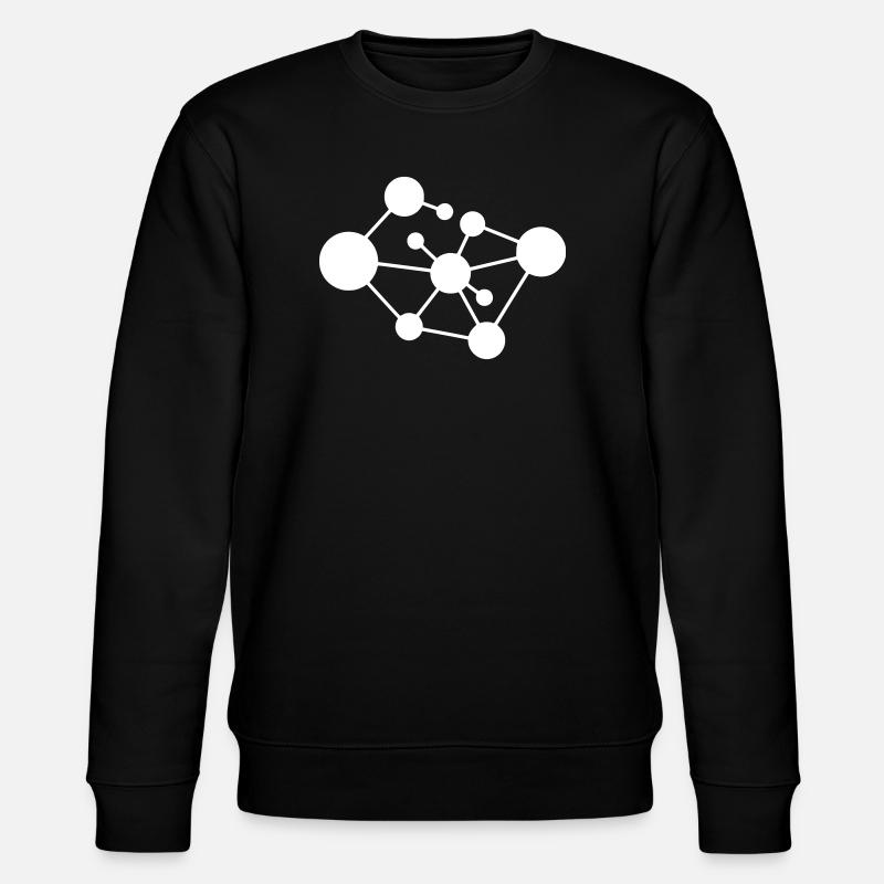 Molecule Network Connection - Stanley/Stella CHANGER Unisex Organic Sweatshirt - black
