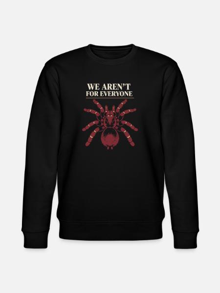 Tarantula Tarantula Holder Spider Owner - Stanley/Stella CHANGER Unisex Organic Sweatshirt - black