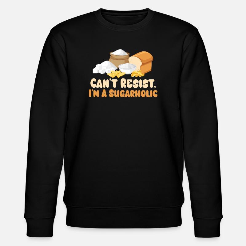 Sugarholic Kitchen Graphic Tee - Stanley/Stella CHANGER Unisex Organic Sweatshirt - black