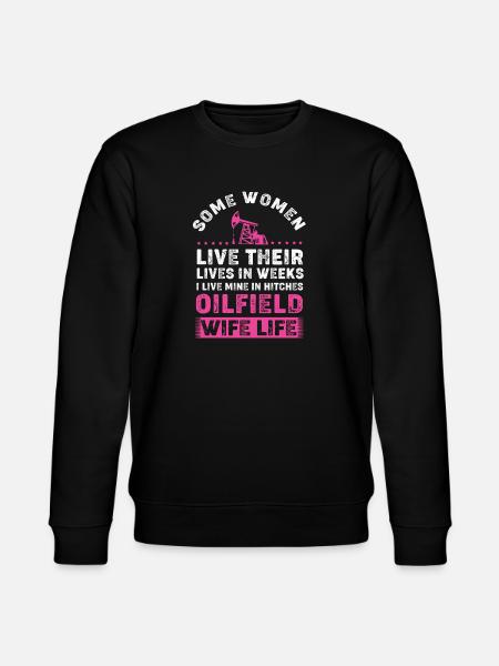 Bohrinsel Ölfeld Ölbohrinsel Ehefrau - Stanley/Stella Unisex Bio-Sweatshirt CHANGER  - Schwarz