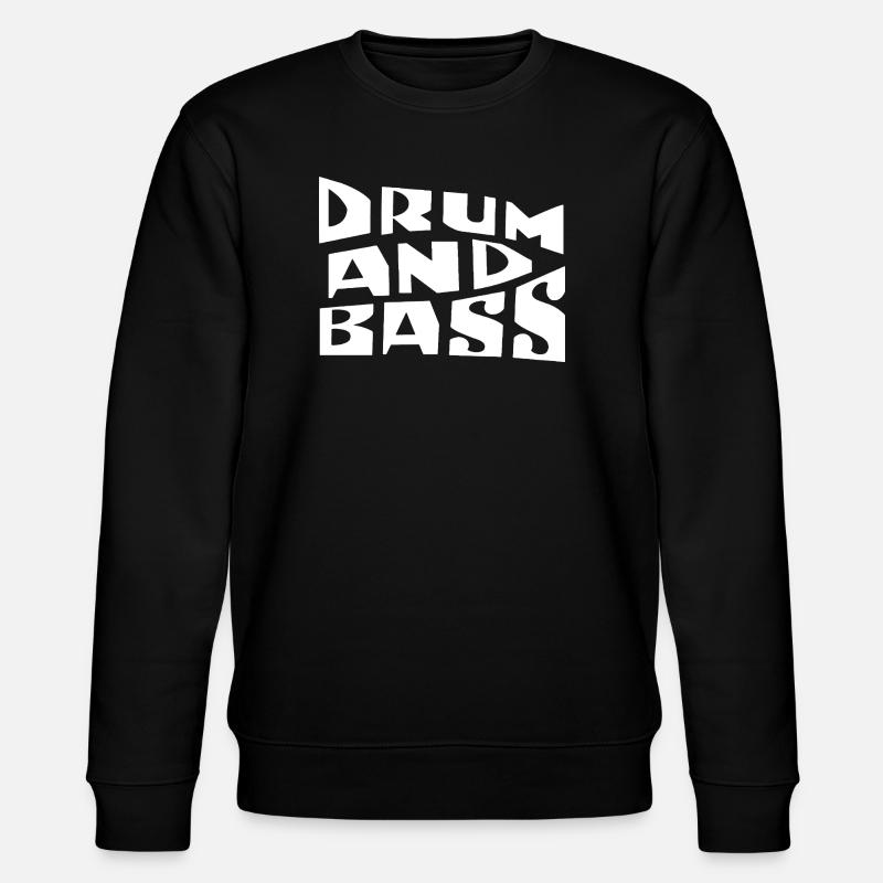 Drum and Bass Typographie audacieuse - Sweat bio CHANGER Stanley/Stella Unisexe - noir