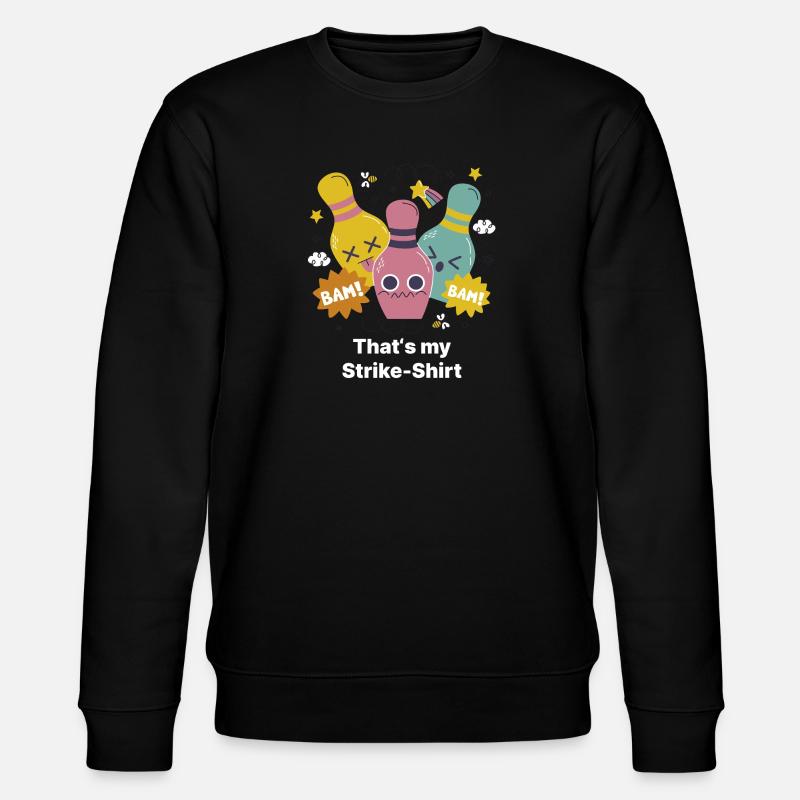Strike Shirt Bowling Trio - Sweat bio CHANGER Stanley/Stella Unisexe - noir