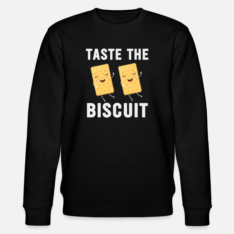 Taste the Biscuit Duo - Stanley/Stella CHANGER Unisex Organic Sweatshirt - black