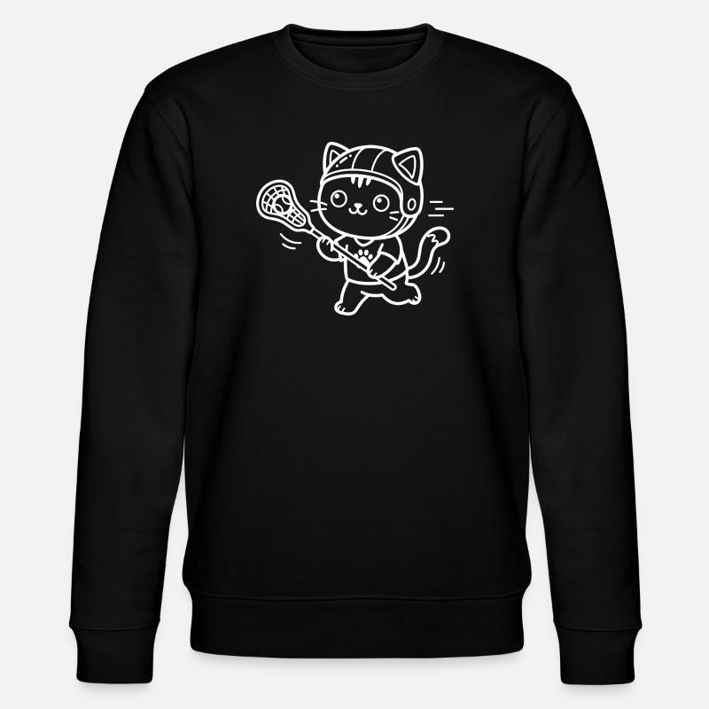 Lacrosse Kawaii Cat - Sweat bio CHANGER Stanley/Stella Unisexe - noir