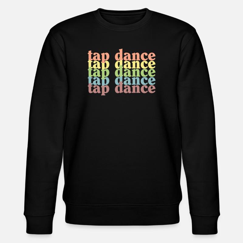 Tap Dance Pastell Raster - Stanley/Stella Unisex Bio-Sweatshirt CHANGER  - Schwarz