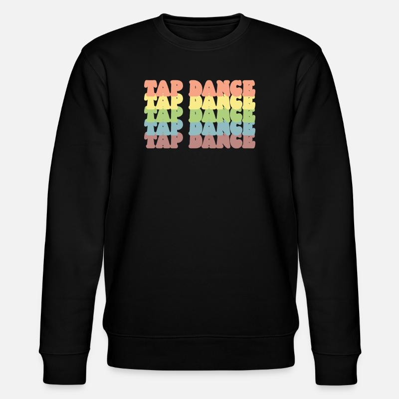Pastell Regenbogen Tap Dance - Stanley/Stella Unisex Bio-Sweatshirt CHANGER  - Schwarz