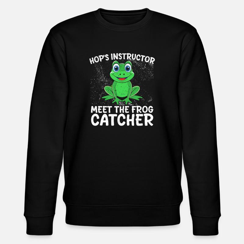 Frog Catcher Instructeur Hop Frog - Sweat bio CHANGER Stanley/Stella Unisexe - noir