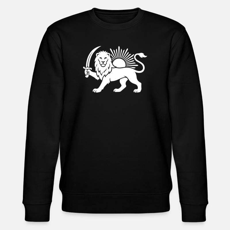 Persischer Löwe Persien Iran - Stanley/Stella Unisex Bio-Sweatshirt CHANGER  - Schwarz
