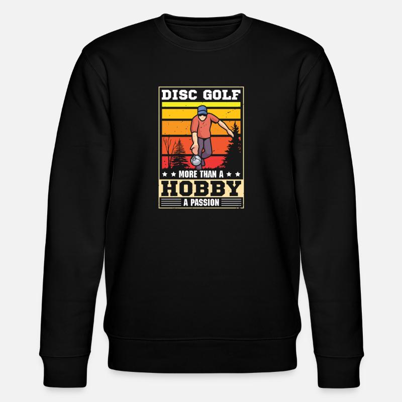 Disc Golf Gifts Disc Golf - Stanley/Stella CHANGER Unisex Organic Sweatshirt - black