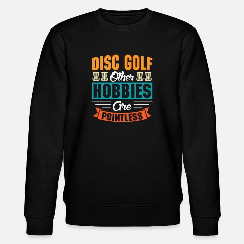 Disc Golf Geschenke Discgolf - Stanley/Stella Unisex Bio-Sweatshirt CHANGER  - Schwarz