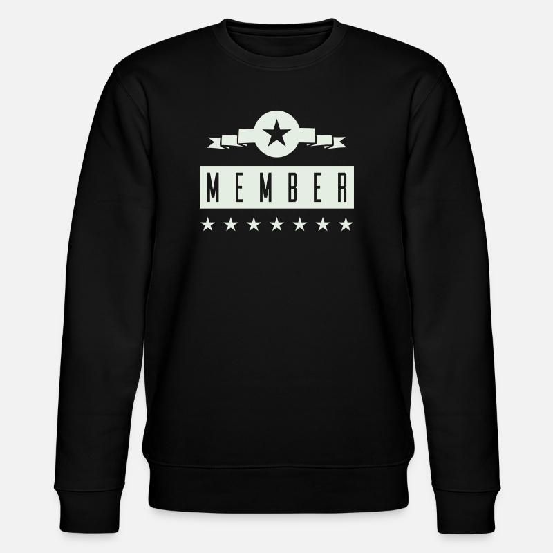 Members - Stanley/Stella CHANGER Unisex Organic Sweatshirt - black