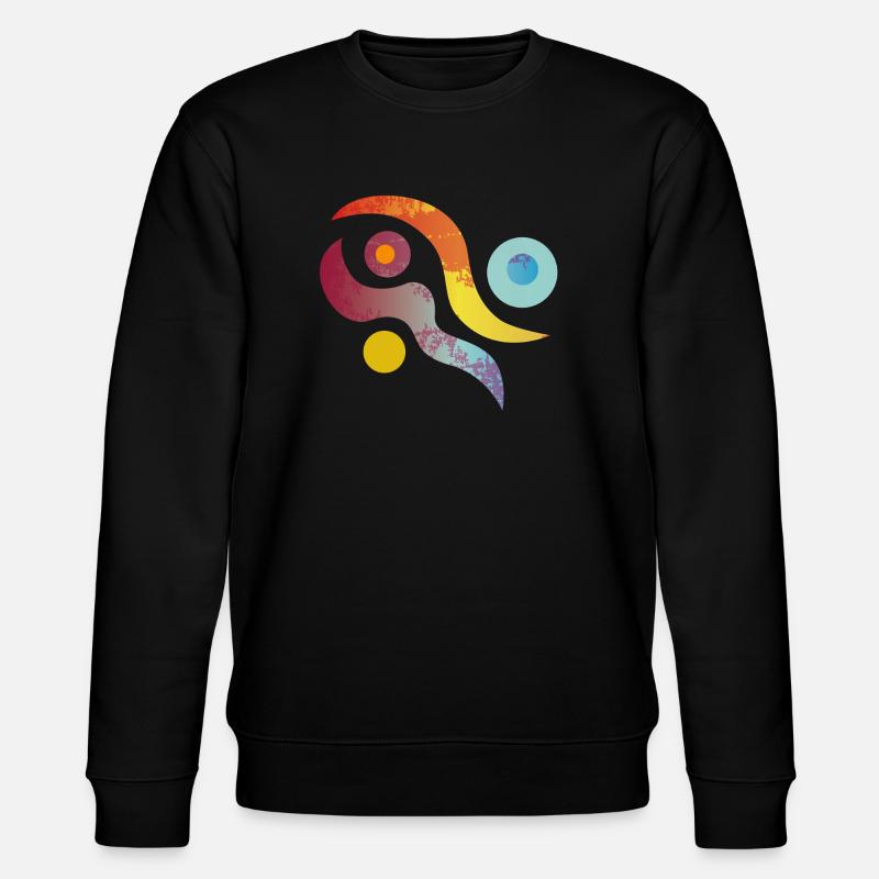 yoga-design_45 - Stanley/Stella Unisex Bio-Sweatshirt CHANGER - Schwarz