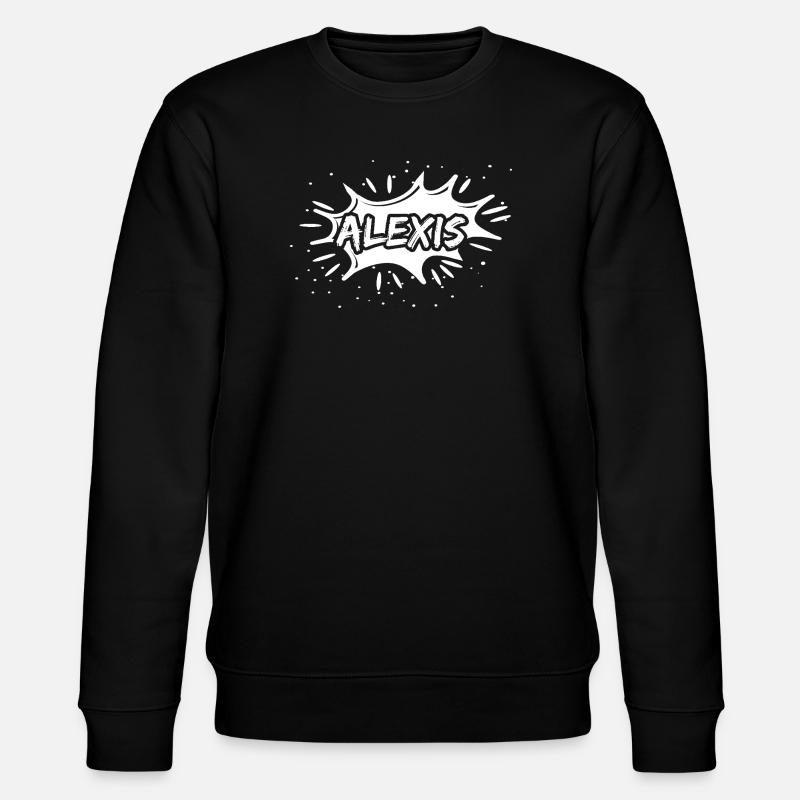 Geschenk Alexis - Stanley/Stella Unisex Bio-Sweatshirt CHANGER  - Schwarz