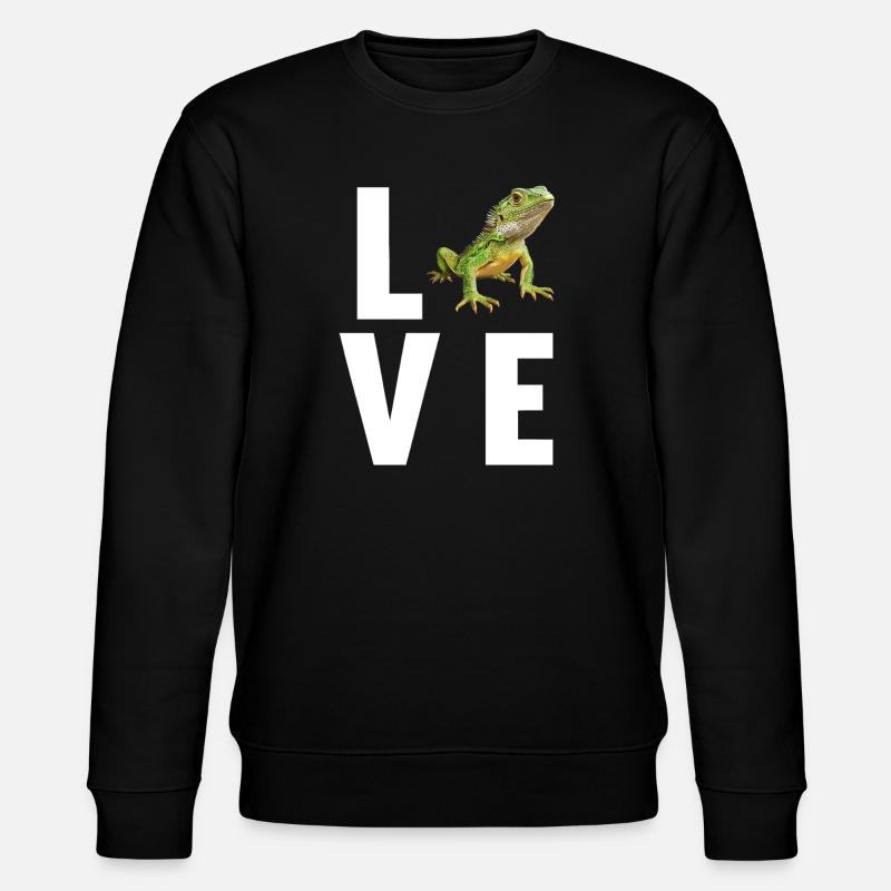 Lizards Lizard - Stanley/Stella CHANGER Unisex Organic Sweatshirt - black
