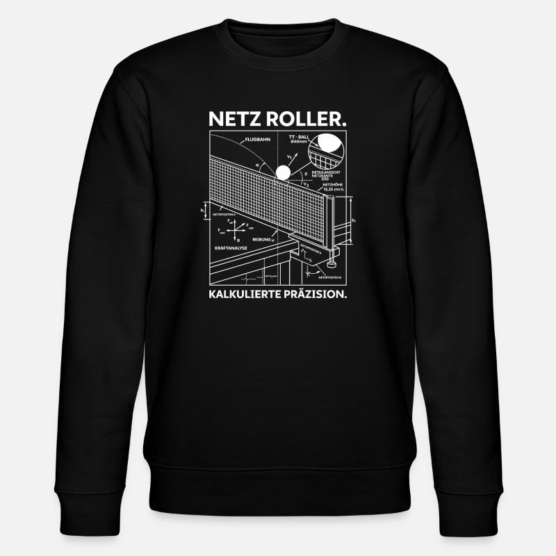 Netzroller: Kalkulierte Präzision - Stanley/Stella Unisex Bio-Sweatshirt CHANGER  - Schwarz