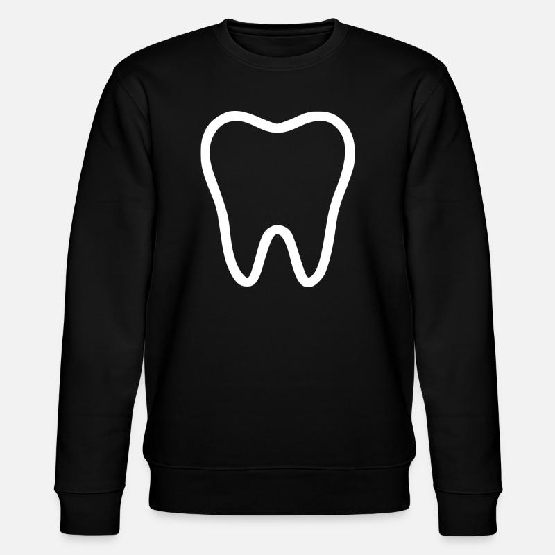 Tooth, Teeth, Dentist - Stanley/Stella CHANGER Unisex Organic Sweatshirt - black