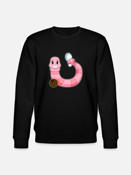 Wurm Bowling Bowlingkugel Pin - Stanley/Stella Unisex Bio-Sweatshirt CHANGER  - Schwarz