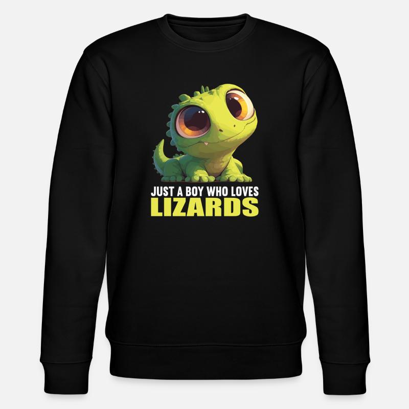 Lizards Lizard - Stanley/Stella CHANGER Unisex Organic Sweatshirt - black