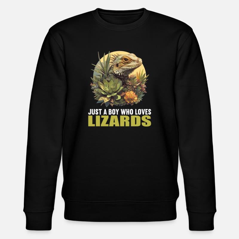 Lizards Lizard - Stanley/Stella CHANGER Unisex Organic Sweatshirt - black