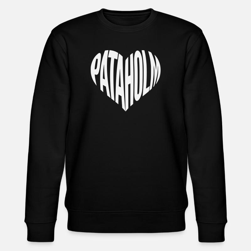 Lettrage en cœur de Pataholm - Sweat bio CHANGER Stanley/Stella Unisexe - noir