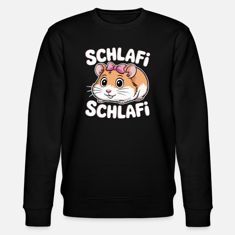 Schlafi Schlafi Hamster Design - Sweat bio CHANGER Stanley/Stella Unisexe - noir