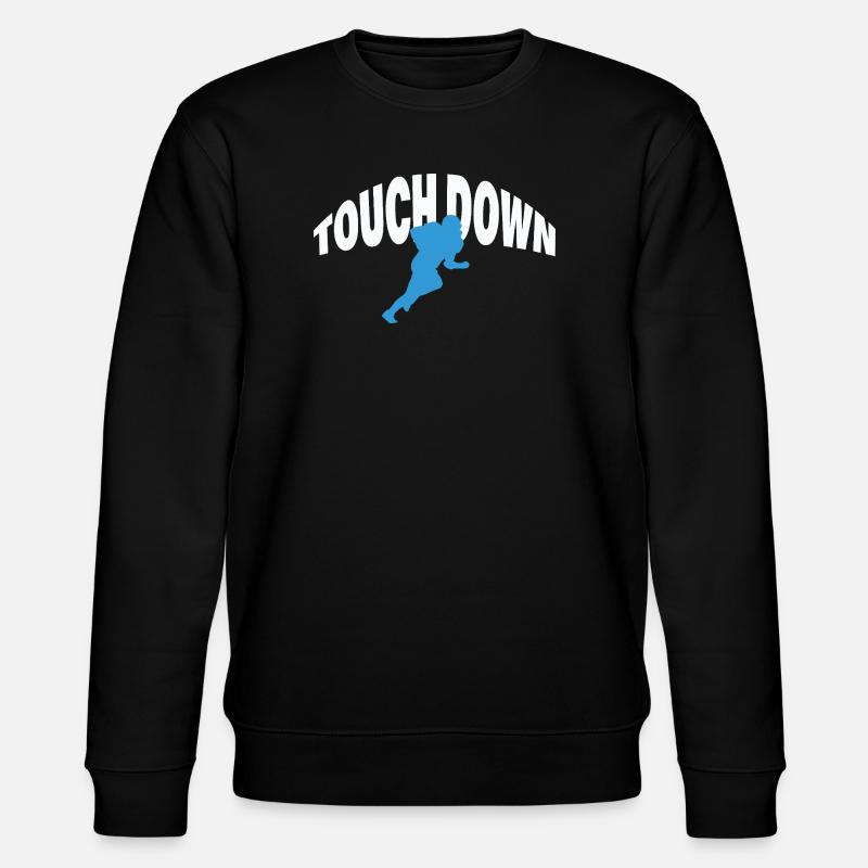 TOUCH DOWN - Stanley/Stella Unisex Bio-Sweatshirt CHANGER  - Schwarz