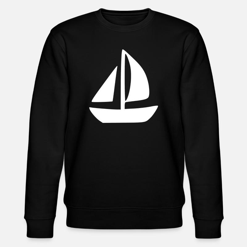 Sailboat Sailing Ship Sailing Gift - Stanley/Stella CHANGER Unisex Organic Sweatshirt - black