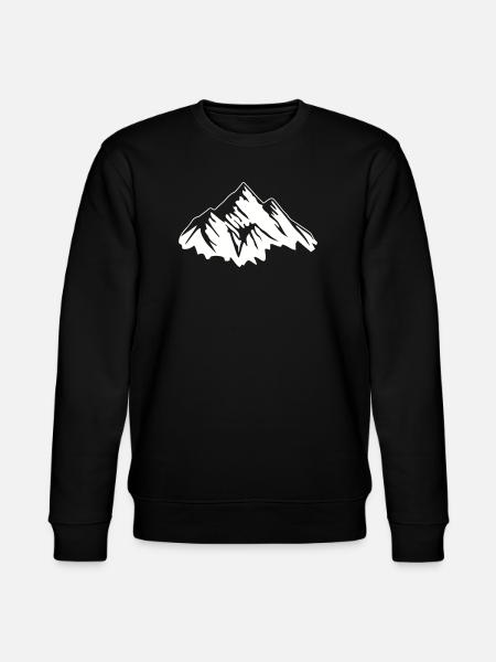 Mountains - Stanley/Stella CHANGER Unisex Organic Sweatshirt - black