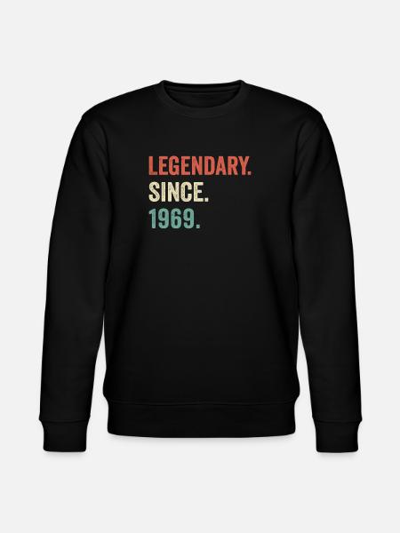 legendary since 1969 - Stanley/Stella CHANGER Unisex Organic Sweatshirt - black