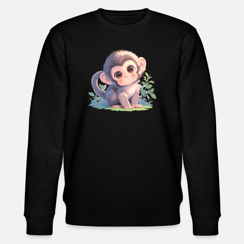 Macaque Macaque - Stanley/Stella CHANGER Unisex Organic Sweatshirt - black