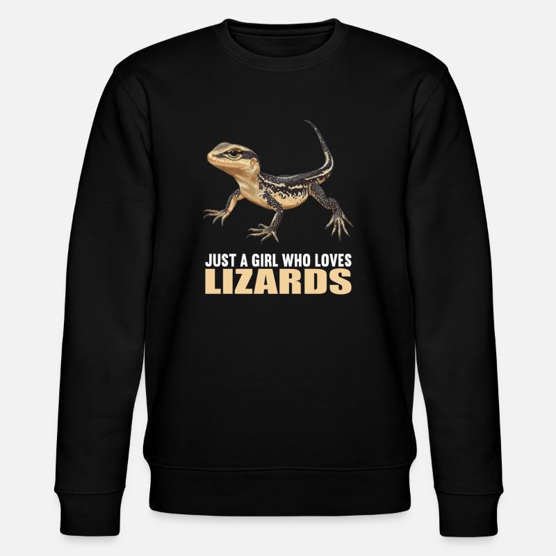 Lizards Lizard - Stanley/Stella CHANGER Unisex Organic Sweatshirt - black