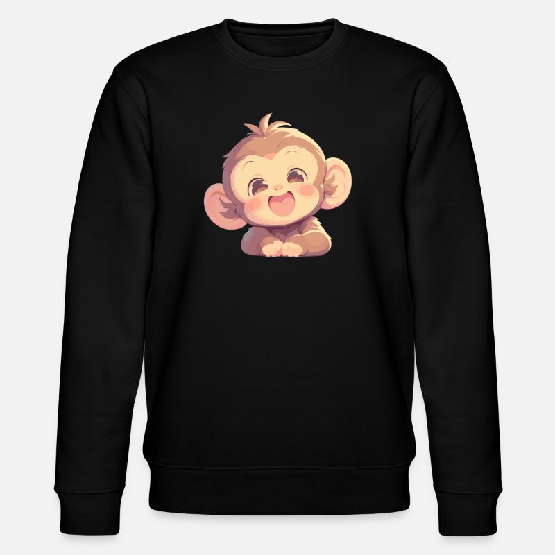 Macaque Macaque - Stanley/Stella CHANGER Unisex Organic Sweatshirt - black