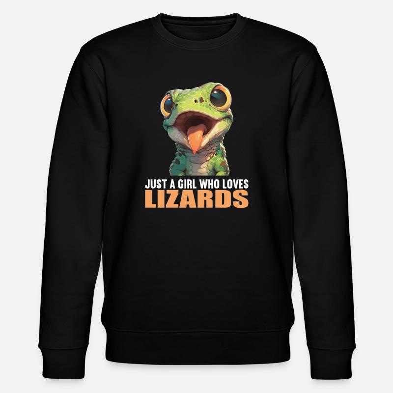 Lizards Lizard - Stanley/Stella CHANGER Unisex Organic Sweatshirt - black