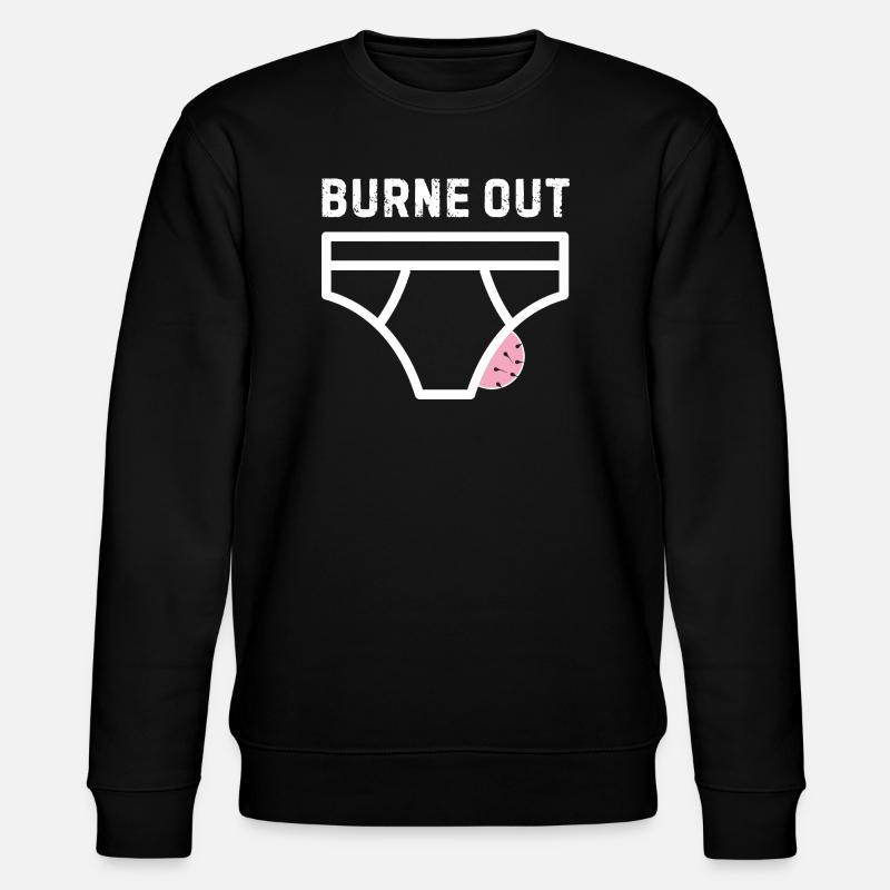 Burne out – humour bureau stress - Sweat bio CHANGER Stanley/Stella Unisexe - noir