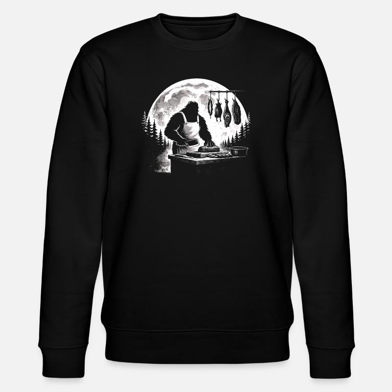 Bigfoot Metzger - Stanley/Stella Unisex Bio-Sweatshirt CHANGER  - Schwarz