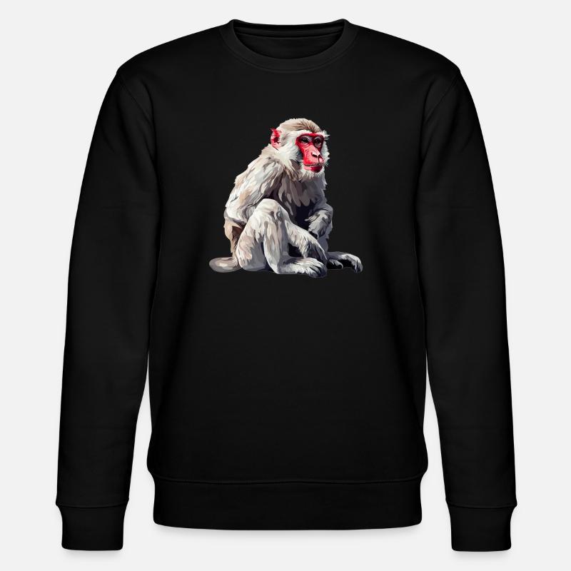 Macaque Macaque - Stanley/Stella CHANGER Unisex Organic Sweatshirt - black